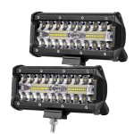 Focusoutdoor 120W Triple Row LED Light Bar