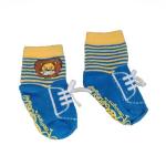 Socks For Boys 6-12 Months - Blue & Yellow Lion