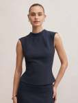 Florence Extended Shoulder Top - 16 Navy Set