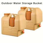 20L Outdoor Water Bucket For Car Self-driving Camping Portable Purified Water Bucket