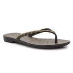 Acai Energia Thong Sandal -black Gold - 8