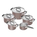 Pure Zwilling 9-PIECE Stainless Steel Pot Set Ros