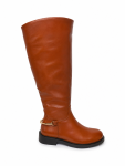 Ladies Boots In Tan - Tan 8