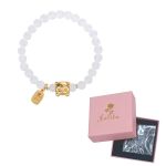 SL0017 White Agate Tiger Bracelet Zodiac Ins Minimalist Gift