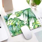 Rectangle Tropical Leaf Mouse Pad