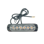 6 LED High Brightness Yellow Car Emergency Warning Strobe Light