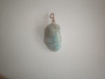 Amazonite Wire Wrapped Pendant