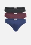 Jockey 3 Pk Plain Skant - Ocean Cavern deep Sangria black
