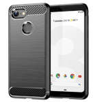 Google Pixel 3 XL Premium Slim Carbon Fibre Textured Case Black