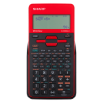 Sharp EL-W535SAII Red Scientific Calculator