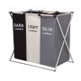 Oxford 3 Color Section Laundry Basket With Novel Design DC-105