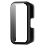 Black Tempered Glass Watch Screen Protector Compatible With Samsung Fit 3