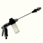 1PC High Pressure Car Wash Water Gun Garden Hose Nozzle Garden Water Gun Metal Extended Rod Rubber Handle Spray Gun Nozzle House