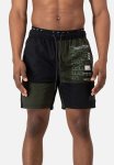 Dolan Pool Short - Black & Dark Olive