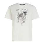 Paris Sketch T-Shirt -cannoli Cream