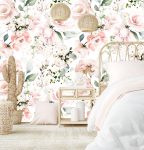Blooming Garden Wallpaper - 1.2M Wide X 3M High Non-adhesive Requires Wallpaper Glue