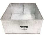 Galvanized Baking Pan 7& Square
