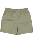 Sage Green Cotton Shorts - 6 12 Mths Green