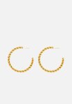 Large Twisted Hoop Earring - Gold