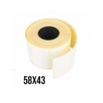 Thermal Labels 58X43 750 White
