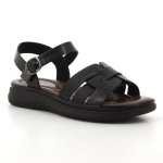 Pierre Cardin Ladies 1 Band Sandals - Black - 8
