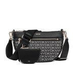 Zoie Crest Crossbody -black
