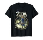 The Legend Of Zelda Breath Of The Wild Link Circle Portrait T-Shirt