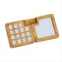 15 Color Wood Sketchbook Palette With Clip Bamboo Color
