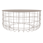Grid Coffee Table - Pebble Ferro
