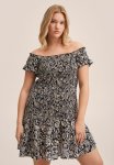 Plus Dress Salines - Black