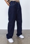 High Rise Baggy Jean - Dark Blue
