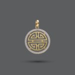 Diamond Double Happiness Pendant