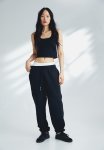 Cotton-blend Sweatpants - Black