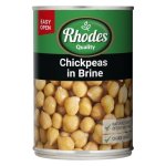 Rhodes Chickpeas In Brine 410G