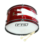 FTS-JT01RD Fts 26X12" Marching Drum Red