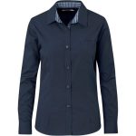 Ladies Long Sleeve Warrington Shirt Navy