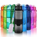 Zorri Sport Water Bottle Kids 500ML 17OZ - Bpa Free Eco-friendly Tritan Plastic Reusable Drinks Water Bottles Filter Leak Proof