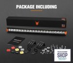 LED Light Bar 1LUX @ 453M 12 580 Lumens Vega Series 20INCH Osram 50MM