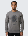 Pure Mens Amico Sweater In Grey - Grey 3XL