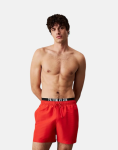 Calvin Klein Medium Double Red Swim Shorts - XXL Red