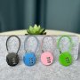 Compact Cookie-shaped Combination Lock With Round Steel Wire Rope - Perfect For Backpacks Suitcases & More