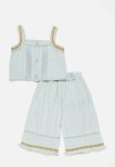 PoP Candy Denim Top & Bottom Set - Light Blue