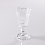 - Deco Hand Pressed Red Wine Glass Set Of 4