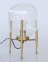 Metal & Glass Tripod Lamp 39X20CM