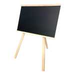 Parrot 600MM X 400MM Chalk Board Easel Black BD9002