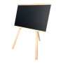 Parrot 600MM X 400MM Chalk Board Easel Black BD9002