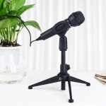 1PC Microphone Stand Desktop Tripod MINI Portable Table Stand Adjustable Clip Holder Bracket Lightweight Bracket Dynamic Gameliv