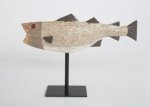 Beige Fish On Stand 29X40CM