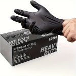 20 40 99 100PCS Disposable Nitrile Gloves Durable Household Cleaning Gloves Waterproof Gloves Suitable For Kitchens Cleaning Tat