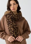 Tassel Animal Print Scarf